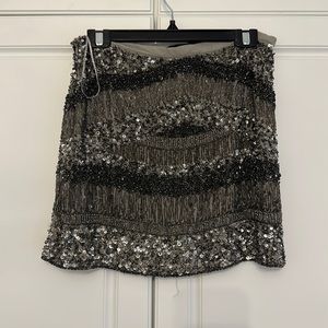 Zara Sequin Mini Skirt (M)